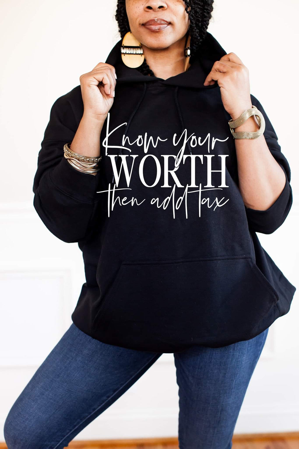 Know your worth. Then add tax Zipper Pouch