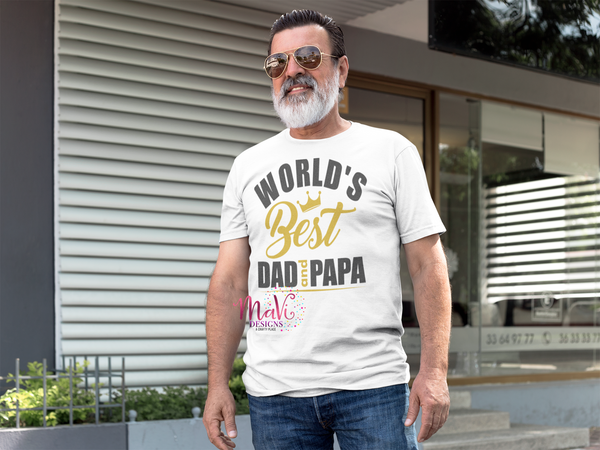 World's Best Dad and Papa (Black)