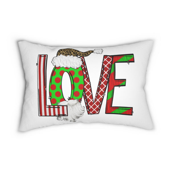 LOVE Holiday Pillow